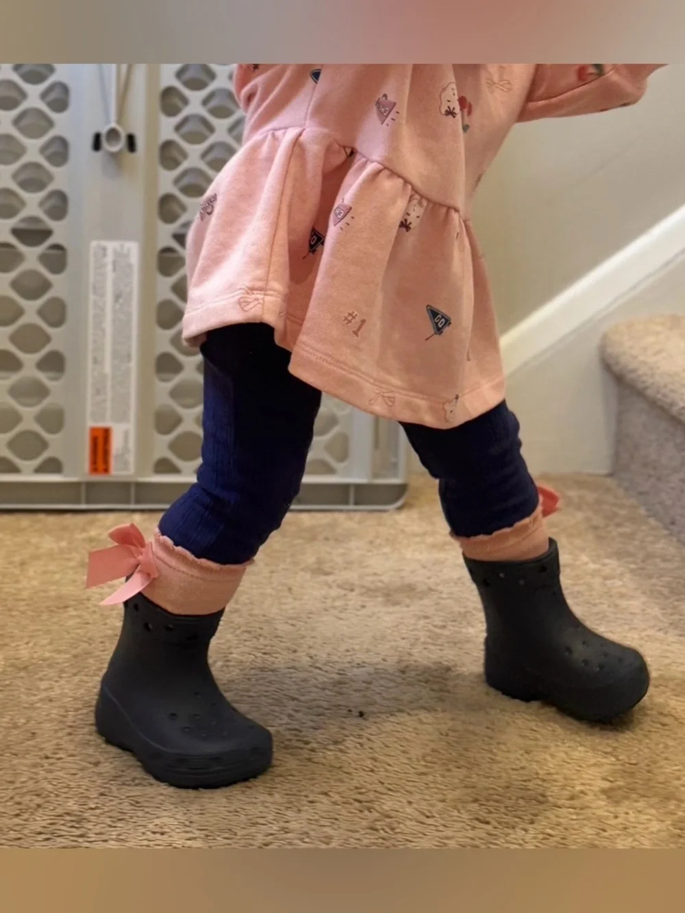 CROCS Kids Navy Water Clogs